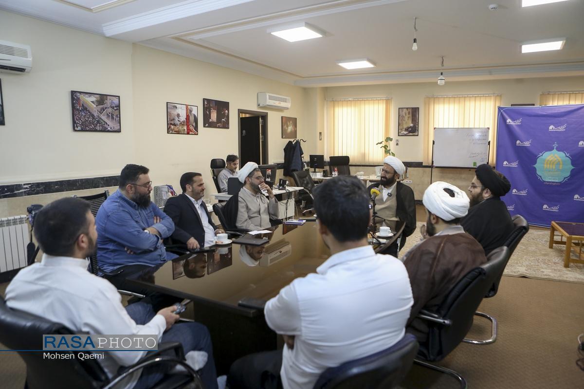 بازدید معاون امور طلاب و دانش آموختگان حوزه از خبرگزاری رسا