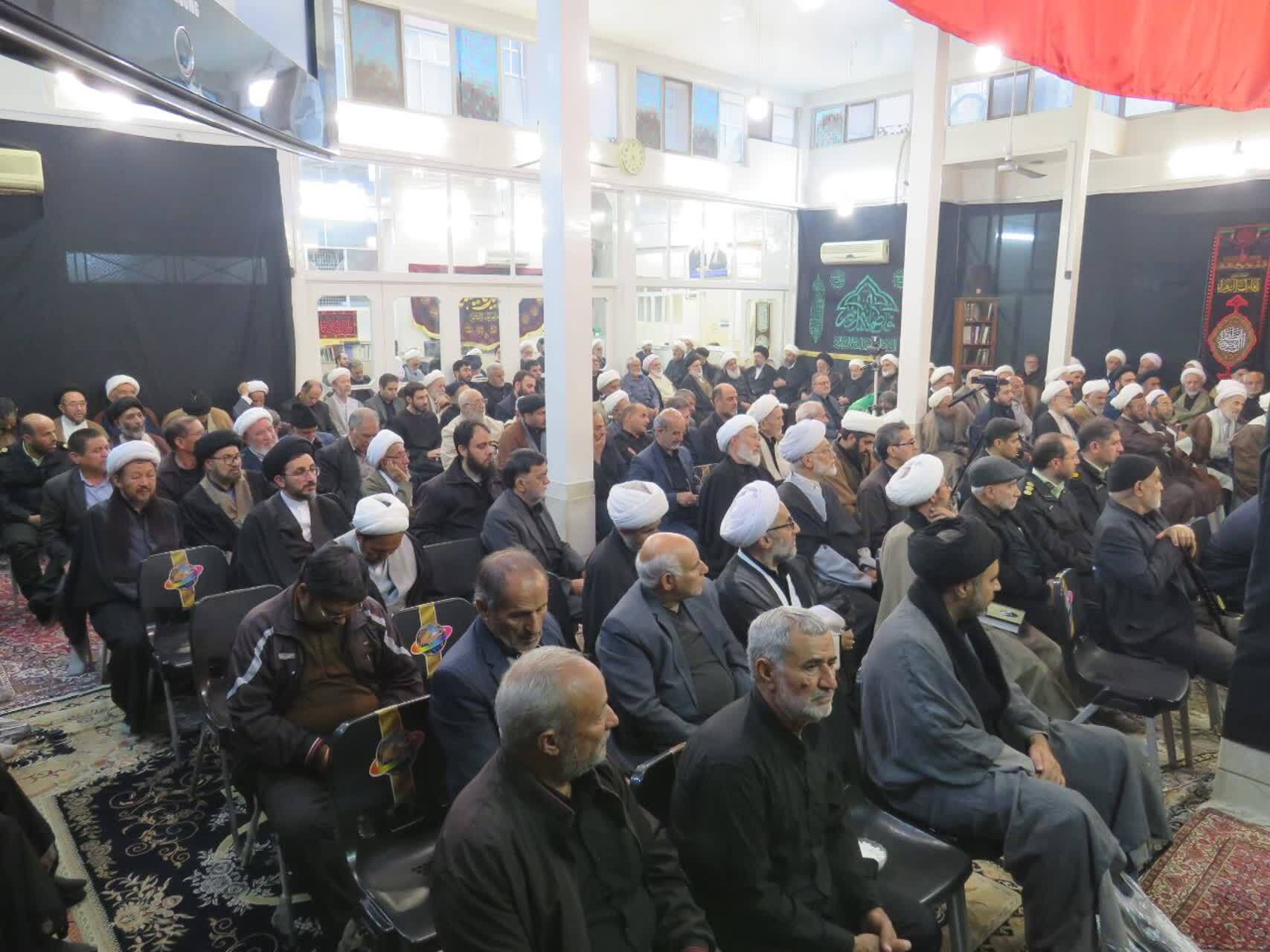 برگزاری مراسم عزاداری فاطمیه دوم در دفتر آیت‌الله فاضل لنکرانی