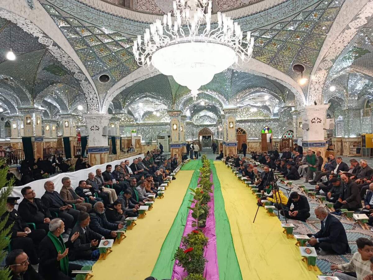 برگزاری محفل انس با قرآن کریم در آستان مقدس علی ابن باقر