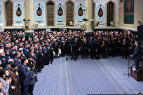 سومین شب عزاداری شهادت حضرت فاطمه در حسینیه امام خمینی برگزار شد