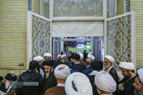 گزارش تصویری | مراسم ختم ابوالزوجه آیت الله کعبی در قم