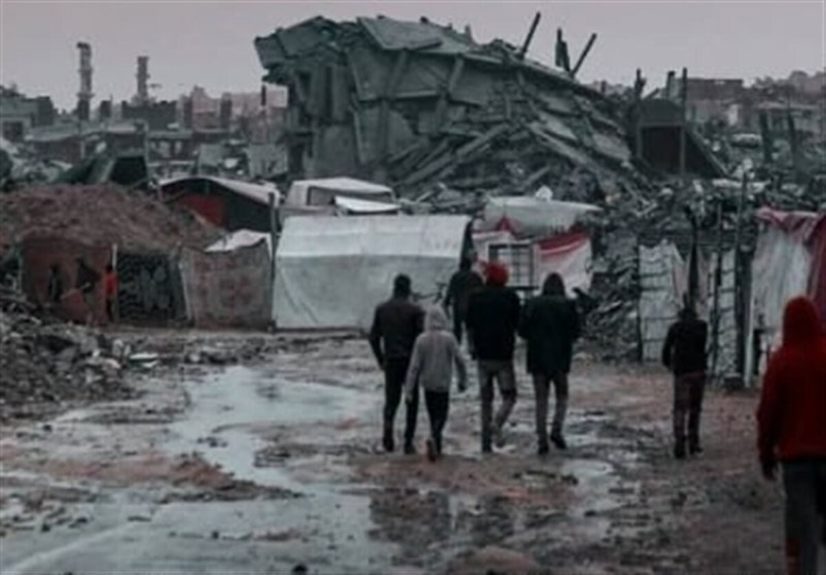 وضعیت بحرانی آوارگان غزه در زمستان/ یک نوزاد دیگر از شدت سرما جان داد