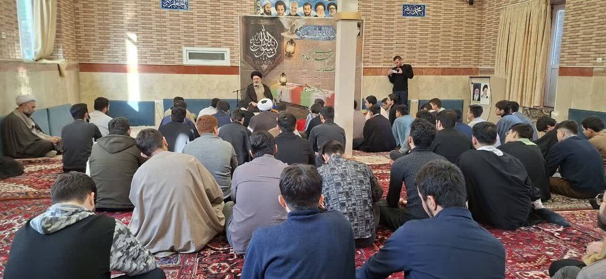 سالگرد سوم تدفین شهید گمنام در حوزه علمیه امیرالمؤمنین