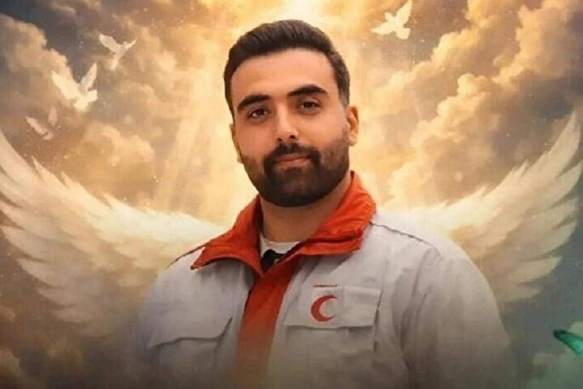 جان باختن شهادت گونه امدادگر هلال احمر فارس در حین انجام ماموریت