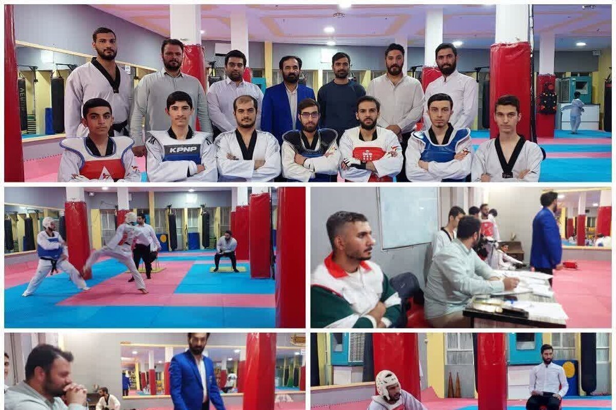 مسابقات استانی تکواندو طلاب و روحانیون استان قم برگزار شد