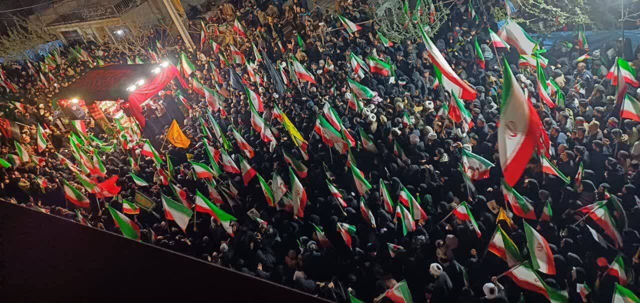 «نوروزی متفاوت در قم؛ از شور میدان تا یاد جبهه‌های حق علیه باطل»/ تشییع حماسی شهدای پردیسان در مقتل الشهدا