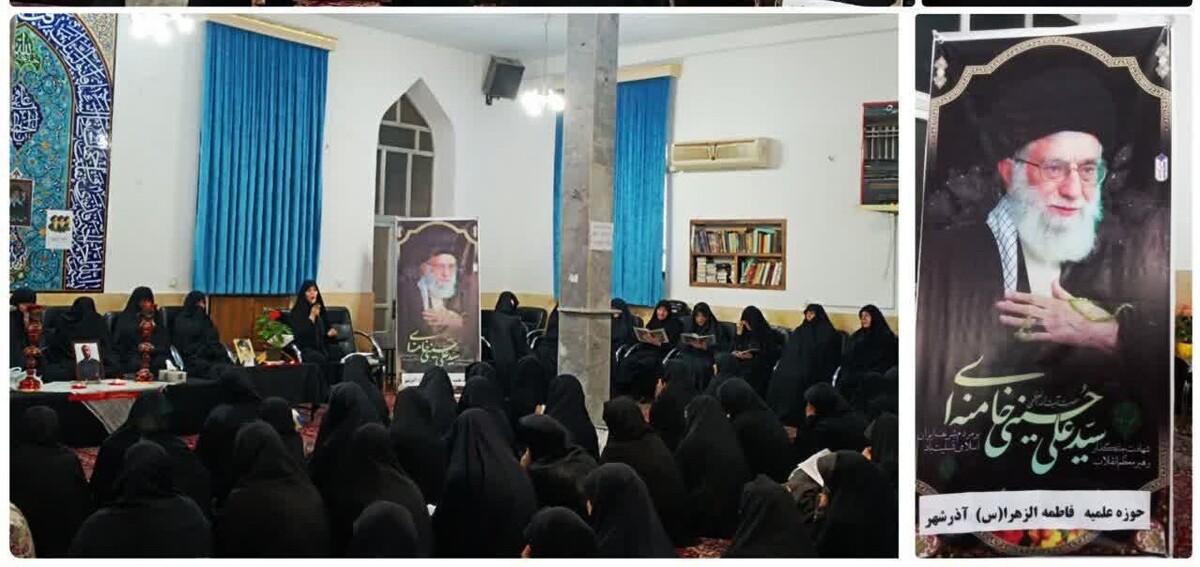 مراسم بزرگداشت شهدای رمضان و شهید سلمان کارگر در آذرشهر برگزار شد