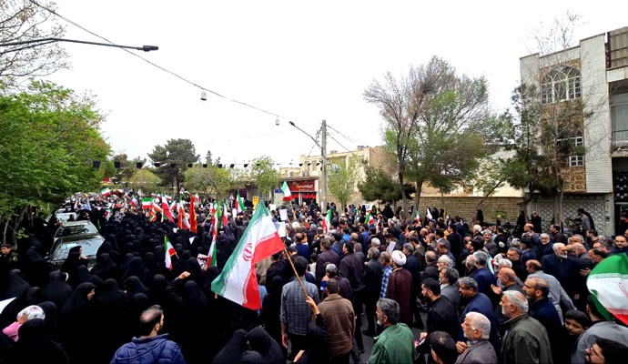 گزارش تصویری تشییع باشکوه شهید سردار نائینی