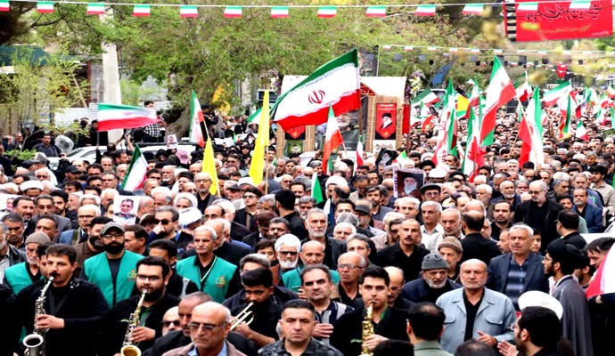 گزارش تصویری تشییع باشکوه شهید سردار نائینی