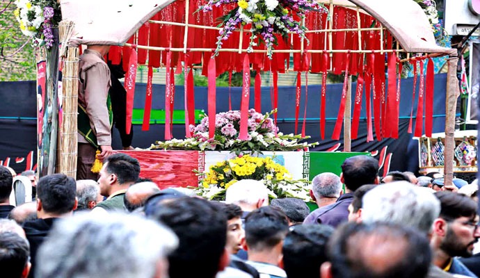 گزارش تصویری تشییع باشکوه شهید سردار نائینی
