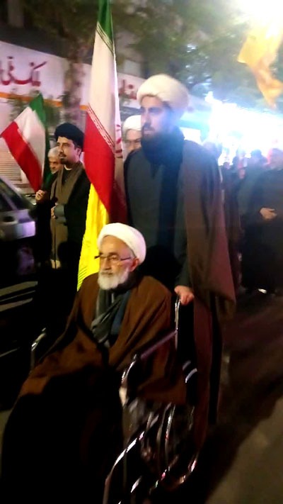 حضور آیتالله محمد مروارید در مراسم اربعین شهادت قائد امت + عکس حضور آیتالله محمد مروارید در مراسم اربعین شهادت قائد امت + عکس