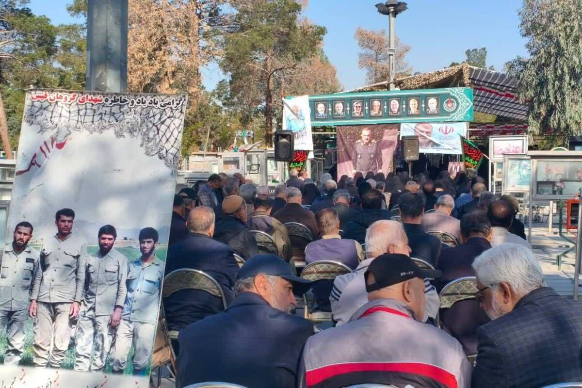 برگزاری مراسم گرامیداشت شهید «حاج حسن محققی» در بهشت زهرا
