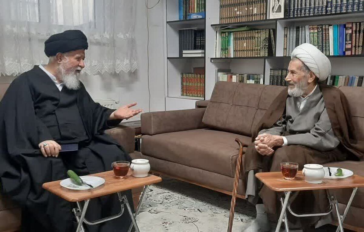 دیدار نماینده ولی فقیه در خراسان با آیت الله رضازاده