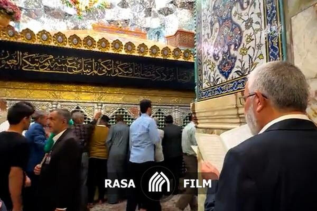 تشرف تولیت آستان قدس علوی به زیارت حرم حضرت فاطمه معصومه