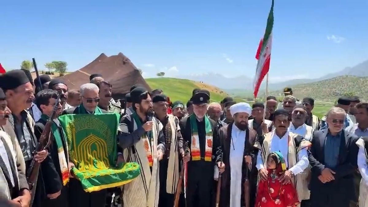 حضور خادمان رضوی در صحنه مبارزه بختیاری‌ها با هواگردهای آمریکایی در لردگان + فیلم