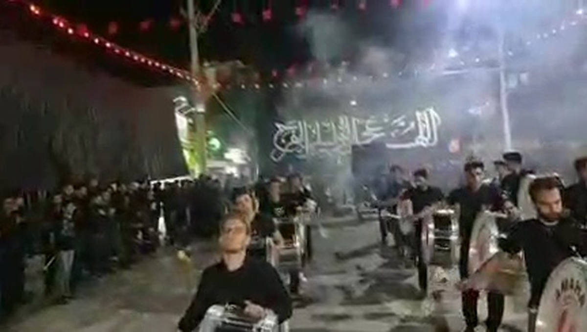 فیلم| مراسم «شاه حسین‌گویان» در شهر بن