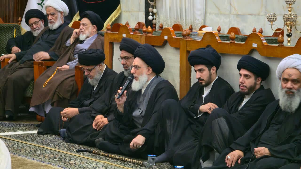 سنگ تمام علما و حوزه نجف برای قائد شهید امت + فیلم و تصاویر سنگ تمام علما و حوزه نجف برای قائد شهید امت + فیلم و تصاویر