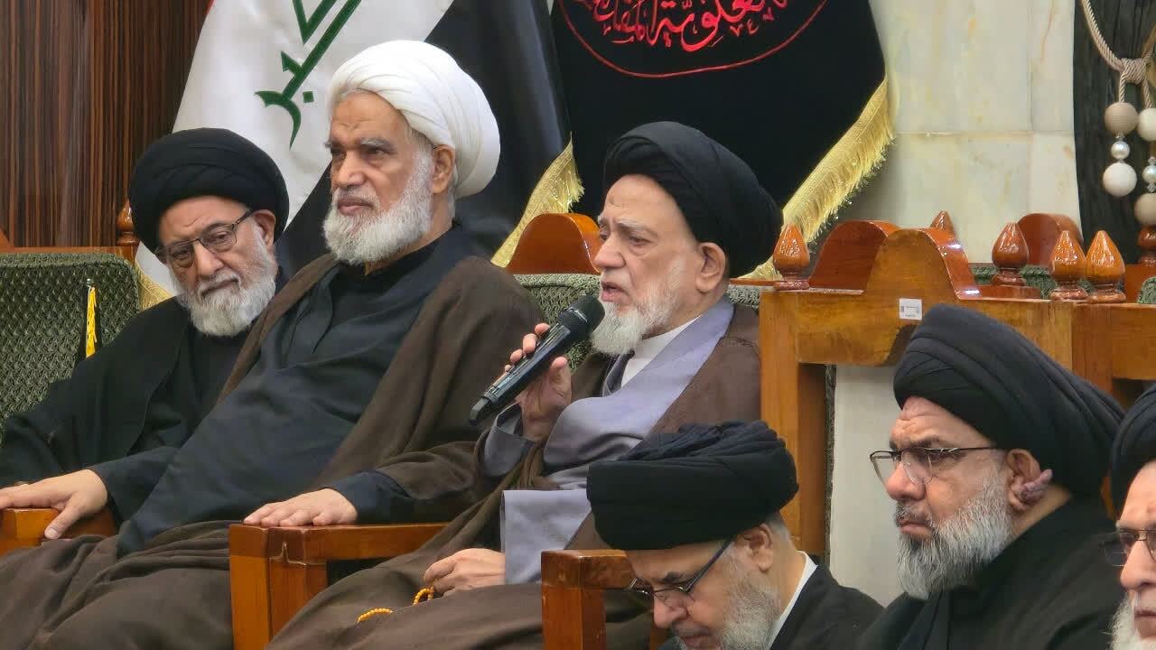 سنگ تمام علما و حوزه نجف برای قائد شهید امت + فیلم و تصاویر سنگ تمام علما و حوزه نجف برای قائد شهید امت + فیلم و تصاویر