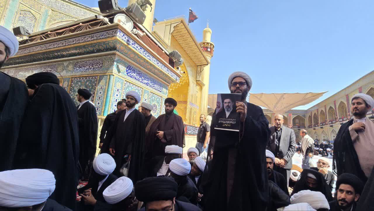 سنگ تمام علما و حوزه نجف برای قائد شهید امت + فیلم و تصاویر سنگ تمام علما و حوزه نجف برای قائد شهید امت + فیلم و تصاویر