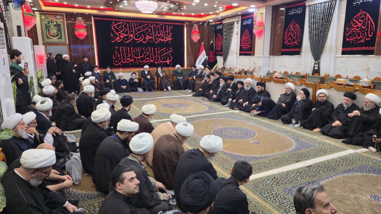 سنگ تمام علما و حوزه نجف برای قائد شهید امت + فیلم و تصاویر سنگ تمام علما و حوزه نجف برای قائد شهید امت + فیلم و تصاویر