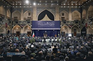 عزاداری روز عاشورای حسینی در مدرسه دو درب حرم مطهر رضوی