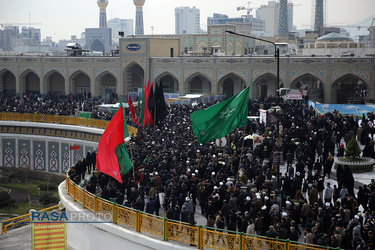 اجتماع عظیم عزاداران فاطمیون در مشهد مقدس