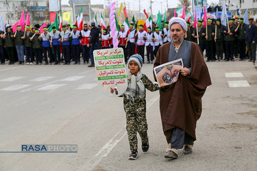 بعثت انقلاب | راهپیمایی ۲۲ بهمن در بجنورد
