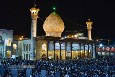 احیاء شب بیست و سوم ماه مبارک رمضان در حرم حضرت احمد بن موسی (ع) - شاهچراغ -در شیراز