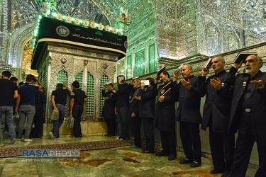 احیاء شب بیست و سوم ماه مبارک رمضان در حرم حضرت احمد بن موسی (ع) - شاهچراغ -در شیراز