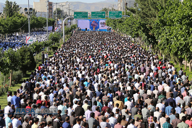 اقامه نماز عید فطر در بجنورد