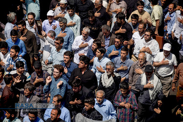 مراسم تشییع پیکر مطهر ۱۵۰ شهید دفاع مقدس در تهران‎