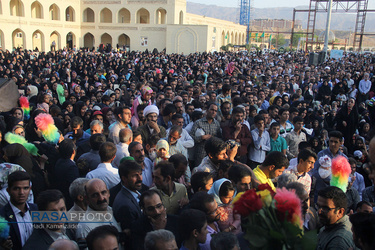 ورود کاروان زیر سایه خورشید خادمان آستان قدس رضوی به بیرجند