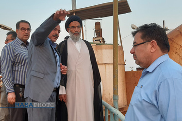 بازدید نماینده ولی فقیه در خوزستان از وضعیت تصفیه خانه شماره دو اهواز