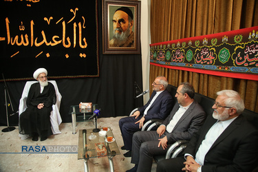 دیدار محسن حاجی میرزایی وزیر جدید آموزش و پرورش با حضرت آیت الله مکارم شیرازی