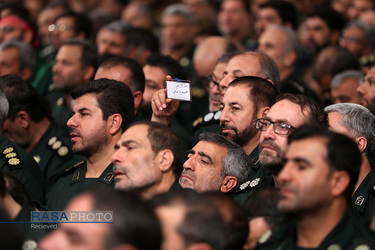 دیدار هزاران نفر از فرماندهان سپاه پاسداران انقلاب اسلامی با حضرت آیت الله خامنه ای فرمانده کل قوا
