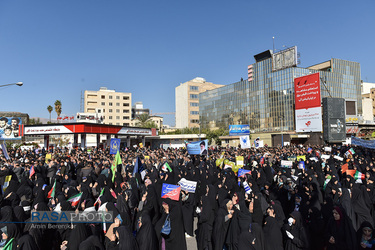 راهپیمایی حمایت از اقتدار و امنیت کشور در شیراز