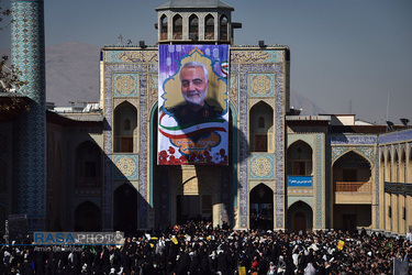 تجمع و راهپیمایی مردم غیور شیراز درپی شهادت سپهبد حاج قاسم سلیمانی