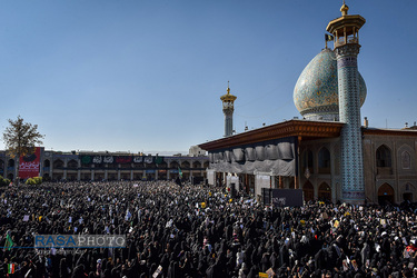 تجمع و راهپیمایی مردم غیور شیراز درپی شهادت سپهبد حاج قاسم سلیمانی