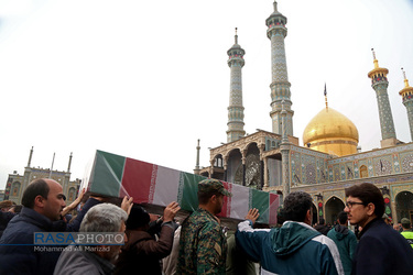 تشییع شهداء حادثه هواپیمای اوکراینی در قم