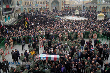 تشییع شهداء حادثه هواپیمای اوکراینی در قم