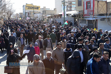 فجر سلیمانی | راهپیمایی پرشور ۲۲ بهمن در شهرکرد