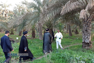 حضور نماینده ولی فقیه در استان خوزستان در میان روستاییان