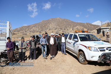 سفر حجت الاسلام والمسلمین نکونام نماینده ولی فقیه در استان چهارمحال و بختیاری به روستای چین