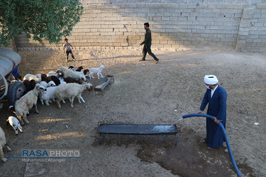 جهاد آبرسانی در غیزانیه اهواز