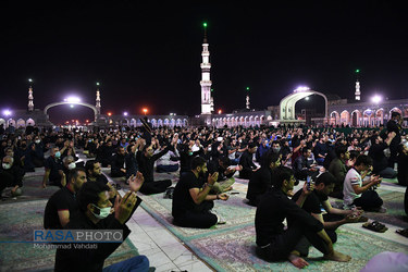 عزاداری شب شهادت حضرت امام جواد الائمه (ع) در مسجد مقدس جمکران