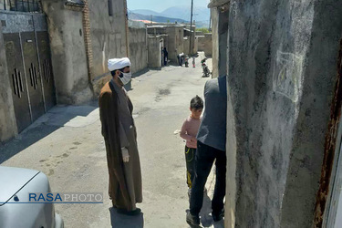 رزمایش کمک مومنانه مدرسه علمیه امیرالمومنین(ع) صحنه‎