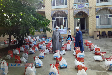 رزمایش کمک مومنانه مدرسه علمیه امیرالمومنین(ع) صحنه‎