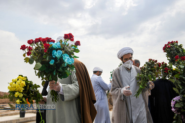 گرامیداشت درگذشتگان ویروس کرونا آرامستان بهشت معصومه (س) قم