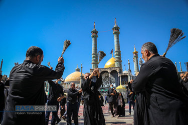 عزاداری روز شهادت حضرت امام علی بن موسی الرضا (ع) در قم