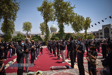 عزاداری تاسوعای حسینی در حرم احمدبن موسی الکاظم (ع)